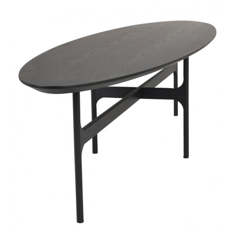 RO Colton Coffee Table Oval Black